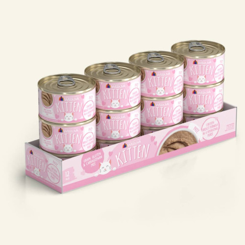 Weruva #3166 Kitten 85g Chicken Breast Formula in a Hydrating Purée 幼貓系列 雞胸 肉泥主食罐 85g (罐頭物料較軟,罐或有輕微凹陷但不影響品質)